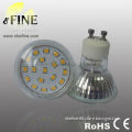 GU10 SMD led bulb 2835 with glass body